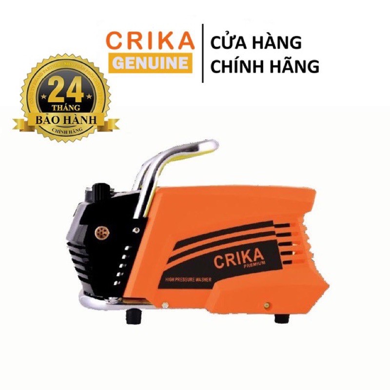 Máy rửa xe áp lực cao Crika 2200w - có núm chỉnh áp - cam kết hàng chính hãng ( Bảo hành 3 năm)