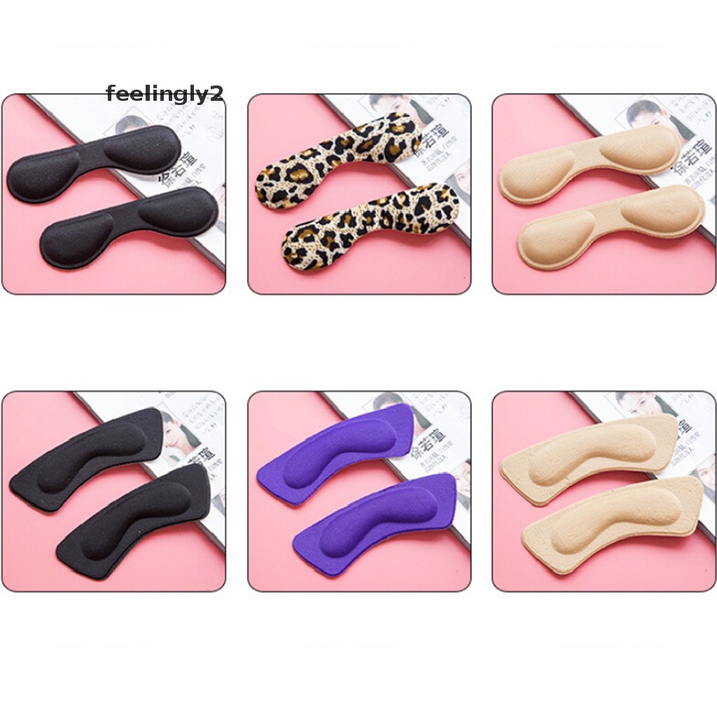 Bộ 2 Miếng Đệm Lót Giày Cao Gót Bằng Vải Dán Lưng Tiện Dụng