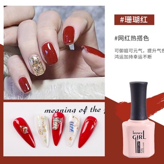 Keo Dán Móng Màu Đỏ Đỏ Cổ Điển Cho Cô Dâu/Đám Cưới