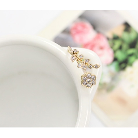 Nhẫn hoa lá mơ ước siêu xinh phong cách Hàn Quốc shop Phụ Kiện Tiên Tiên