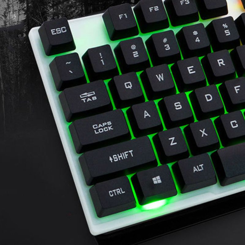 Bàn Phím Cơ Gaming 104 Phím Có Dây Phát Sáng