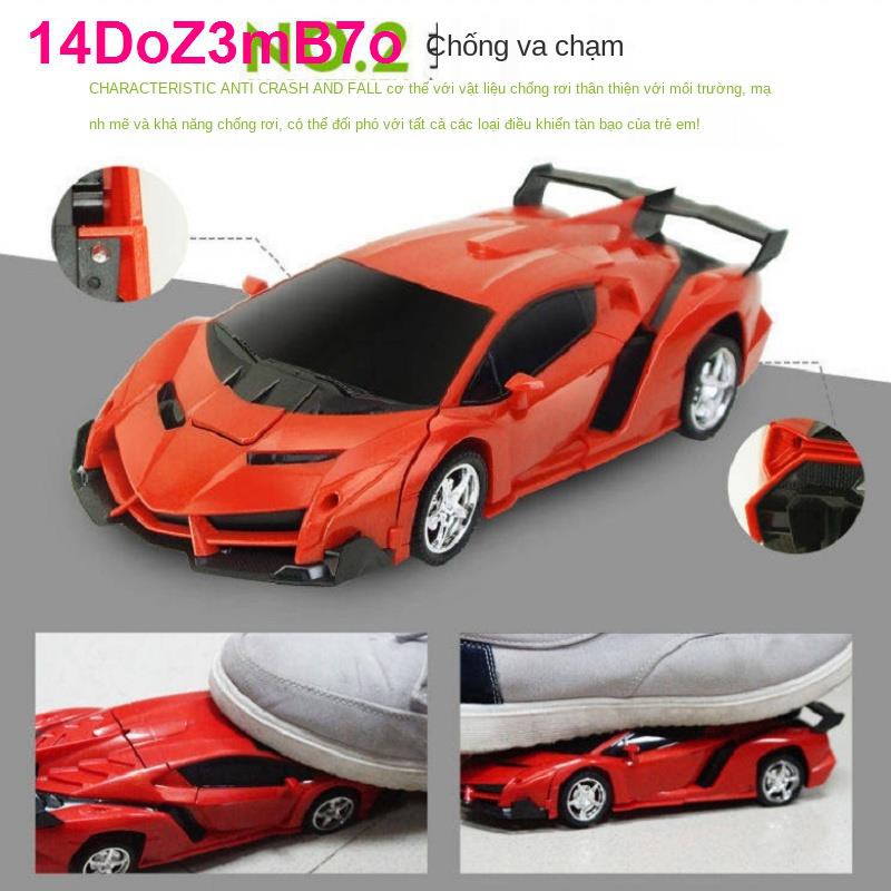 Xe điều khiển từ xa biến dạng Robot King Kong có thể sạc lại đồ chơi trẻ em cậu bé Lamborghini đua