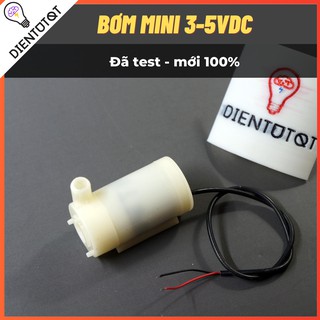 Bơm mini sử dụng nguồn DC 3V - 5V ( Số lượng lớn giá TỐT )
