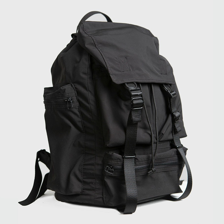 Balo thời trang Unisex All Black đựng laptop cỡ lớn 15.6 inch