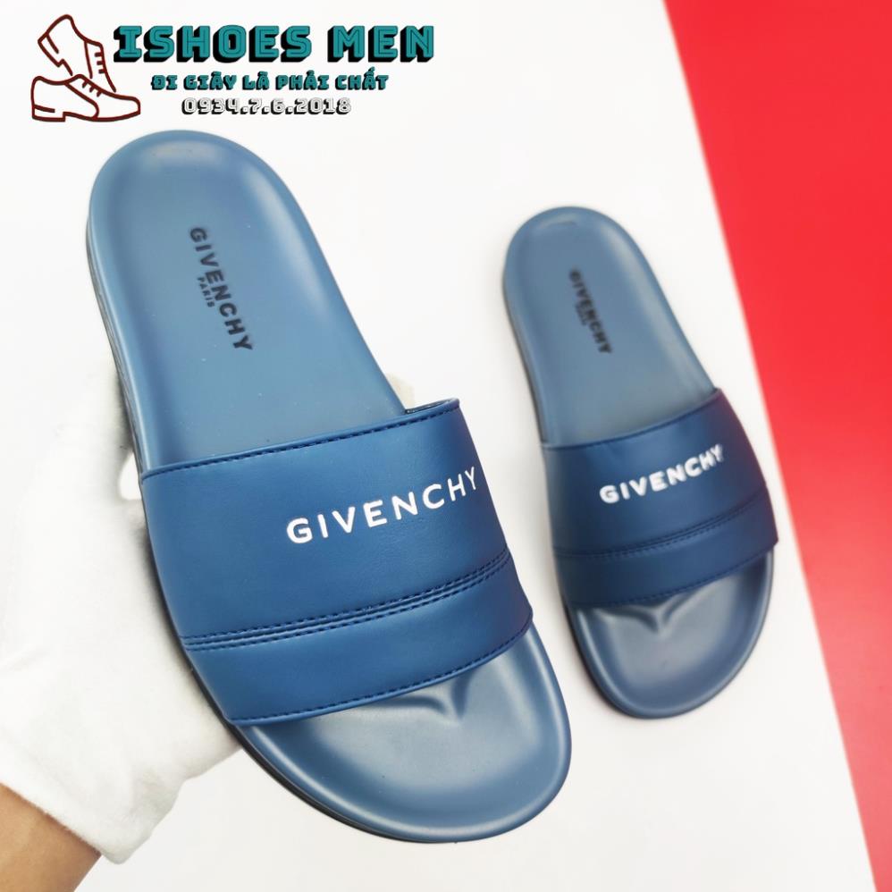 Dép Quai Ngang Nam, Dép Lê Givenchy Nam Thời Trang Da Bò xịn Siêu Mềm Đế Cao Su Đúc Chống Nước Cao Cấp HAN