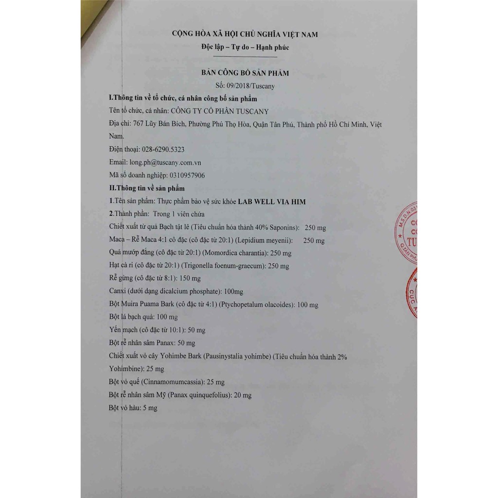 Viên Bổ Sung Dinh Dưỡng Khoáng Chất Giúp Tăng Sinh Lý - Sức Khoẻ - Tăng Cơ Nam Giới VIA HIM 30 Viên | BigBuy360 - bigbuy360.vn