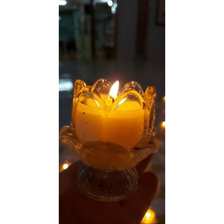 Nến bơ búp sen cháy hơn 12h