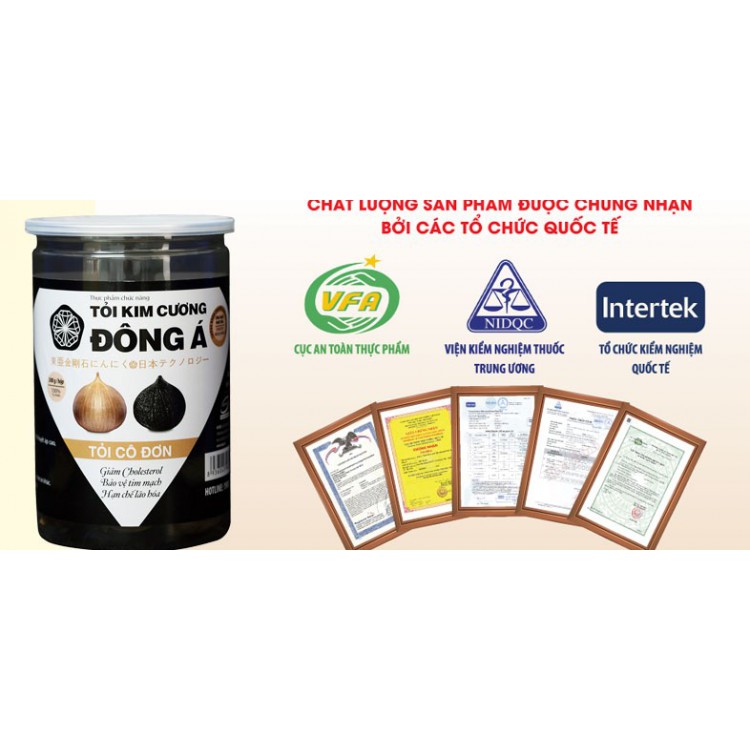 ✅(Chính hãng) Tỏi đen kim cương Đông Á-lọ 100g