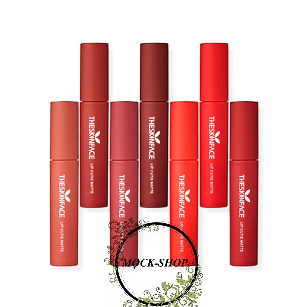 (Xả lỗ) Son kem lì The Skin Face Lip Cuttie Matte- date T5.2021