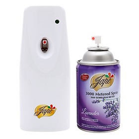 Máy Xịt thơm phòng Tự Động Jape 300ml (Hương lavender, Hương hoa cỏ, Hương Vani, Hương chanh, Hương hoa Anh Thảo)