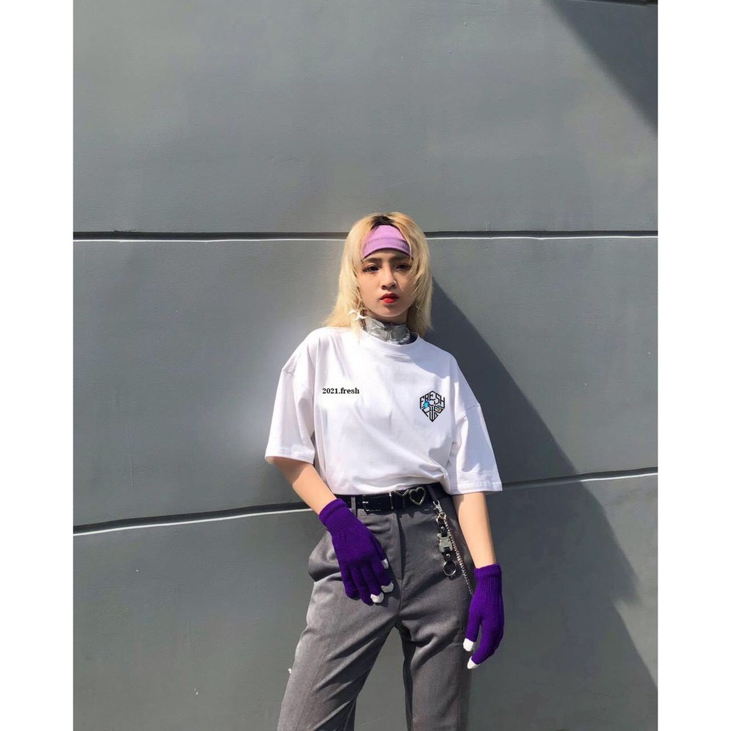 Áo Thun FRESH 2021 Form Rộng Nam Nữ TEEN Cực HOT_Zukabeo