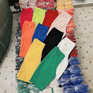 (chuyên sỉ) Quần legging lửng cạp chun trên gối legging đùi nữ ngố mặc ở nhà tập gym yoga, LEGGING ĐÙI CUỘN TÍM 🍃🍃🍃🍃