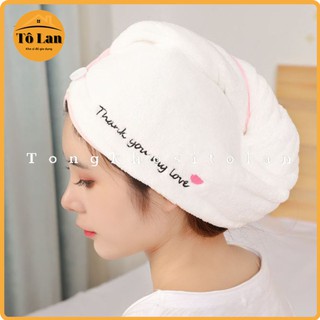 Khăn quấn ủ tóc lau khô siêu tốc
