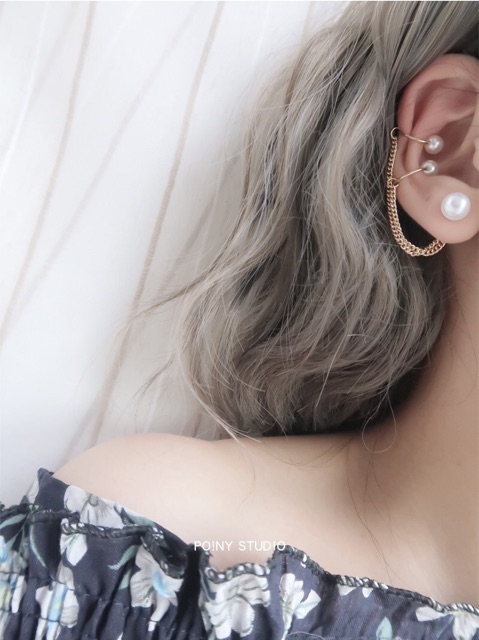 Khuyên tai gài đính hạt cá tính - Khanturban.vn