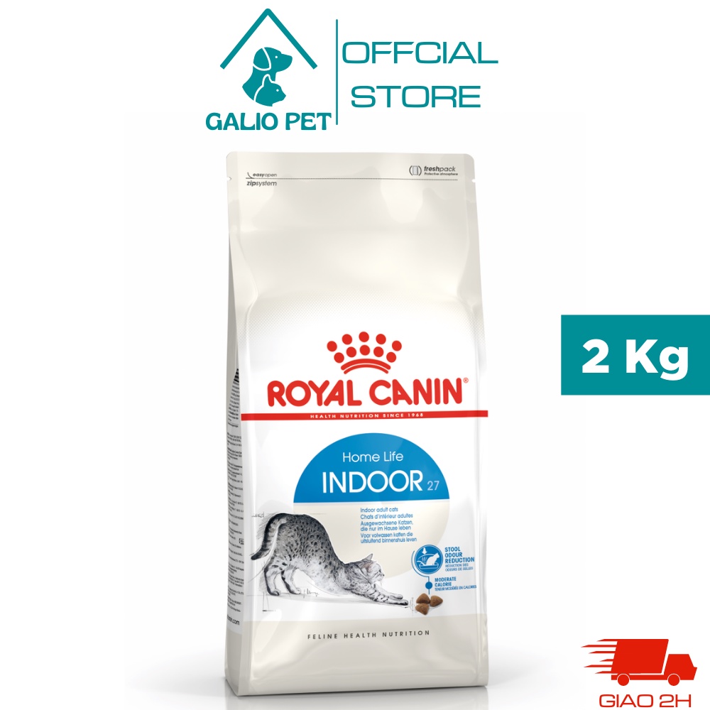 Thức ăn cho Mèo Royal Canin Indoor dành cho Mèo ít vận động, túi 2 Kg