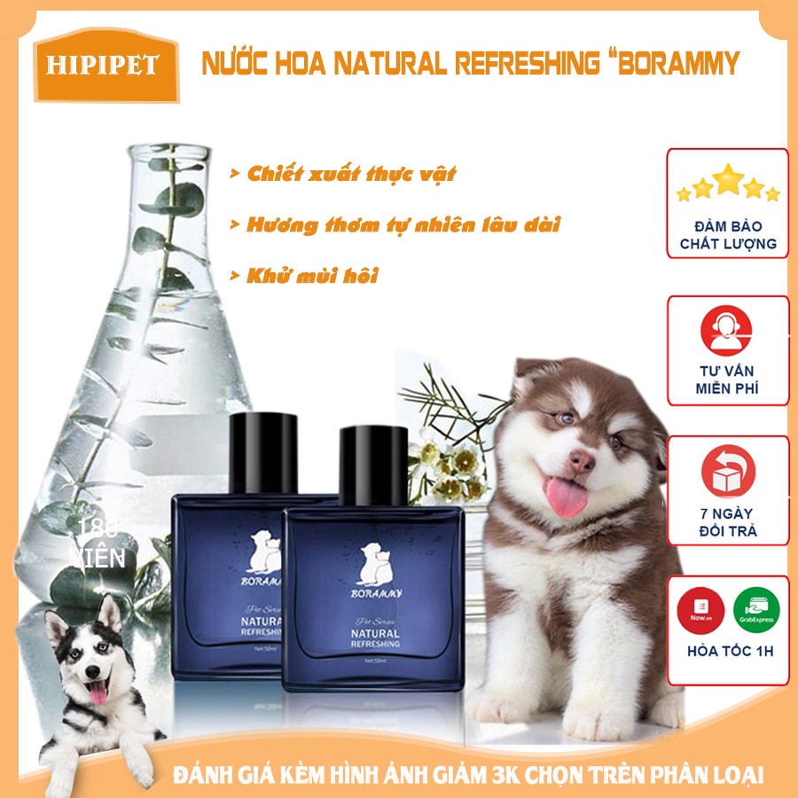 Nước Hoa cho chó mèo BORAMMY mùi hương làm nên yêu thương -50ml