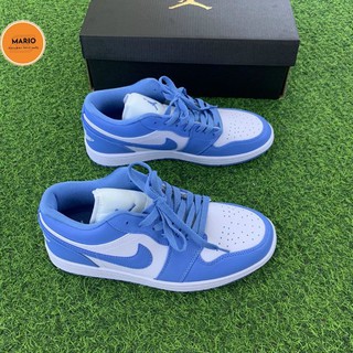 [Ảnh thật] giầy thể thao jordan low xanh trắng cố thấp thời trang nam nữ