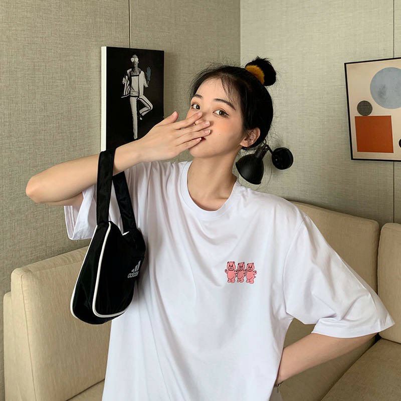 Áo thun tay lỡ Unisex 3 chú Gấu Be More Fun