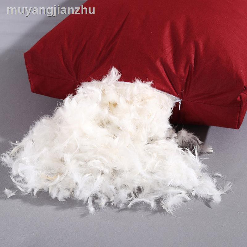 Gối Lông Ngỗng 100% Cotton Màu Trắng Chất Lượng Cao