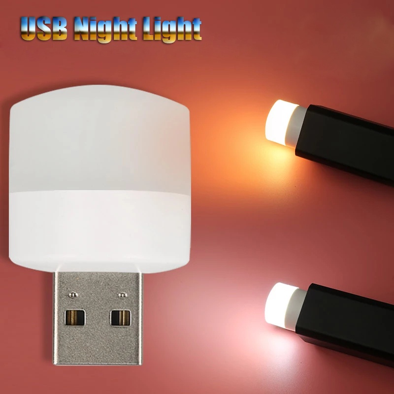 Đèn LED Đọc Sách/Máy Tính Mini 5V Cắm USB Để Bàn Làm Việc Tiện Dụng