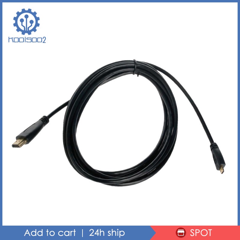 Cáp Chuyển Đổi Micro-HDMI Sang HDMI Tốc Độ Cao 3D 4K 60Hz Koolsoo2
