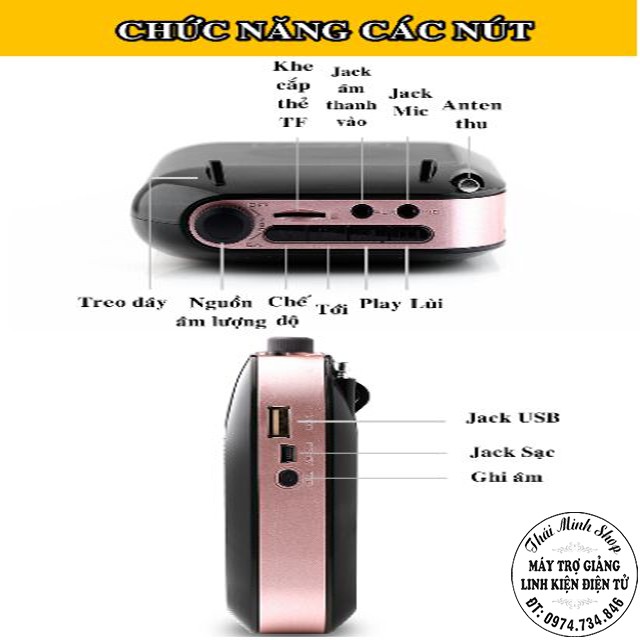 Máy trợ giảng Aporo T9 Pro 2.4G chính hãng