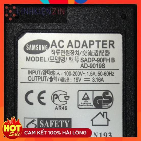 ⚡[BH12Tháng] Sạc Laptop Samsung NP355 NP400 NP510 NP520 19V 3.16A