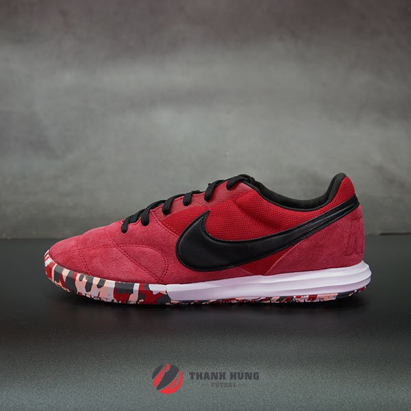 【Giày chạy thể thao】GIÀY ĐÁ BÓNG CHÍNH HÃNG NIKE TIEMPO PREMIER II SALA – AV3153-608 – ĐỎ CAMO