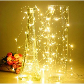 ĐÈN LED PIN 3M 30 BÓNG ĐOM ĐÓM CHIPSBLING FAIRY LIGHT MÀU VÀNG