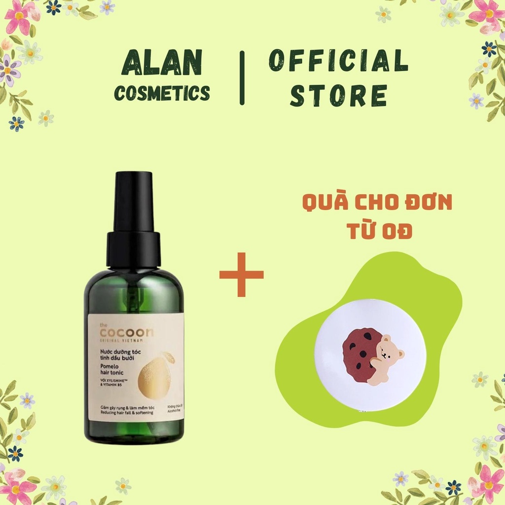 Nước dưỡng tóc tinh dầu bưởi (pomelo hair tonic) Cocoon 140ml