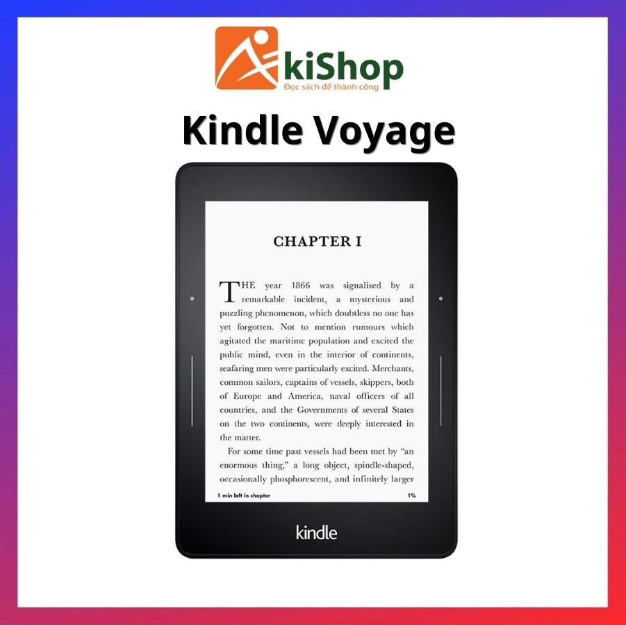 Máy đọc sách cũ Kindle Voyage có xước chính hãng cao cấp Akishop