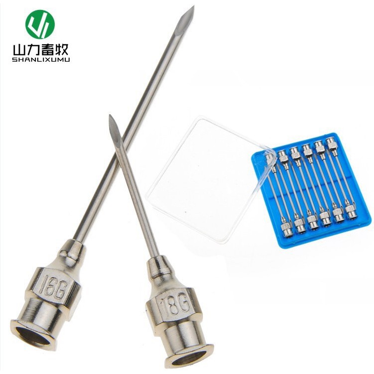 1 vỉ 10 mũi kim tiêm gia súc gia cầm đủ kích thước