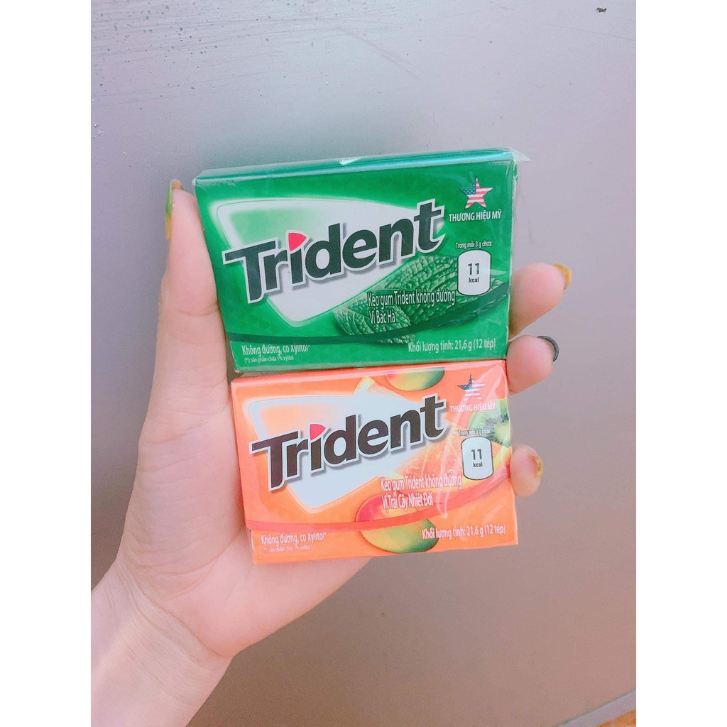 Phong kẹo Trident 12 tép
