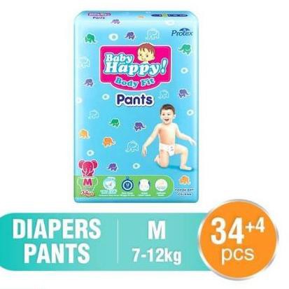 Quần Dài Kiểu Dáng Đáng Yêu Cho Bé Size M 34 + 4 / Pampers