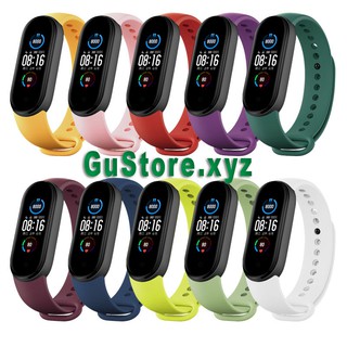 Dây đeo cao su thay thế chuyên dụng cho Xiaomi Mi Band 6/5/4/3 GS-MI01 (có sẵn hàng)