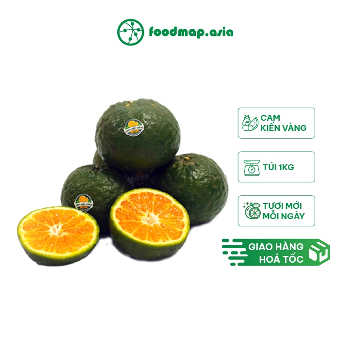 Cam sành Vĩnh Long, Vàng Ngọt nhiều nước size 6-8 trái/kg - FoodMap Fruits