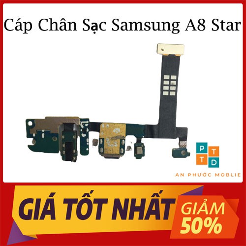 Cáp Chân Sạc Samsung A8 Star Zin tháo máy