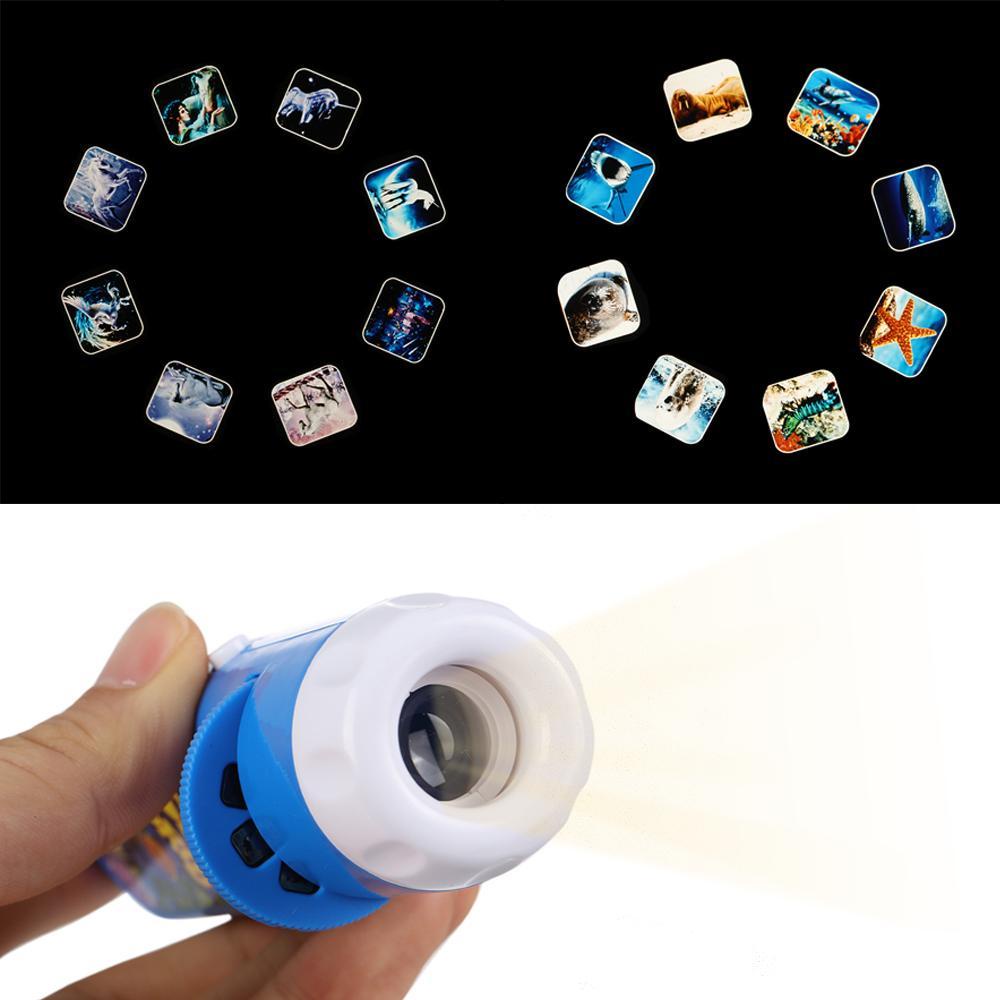 Đèn Pin Chiếu Hình Hoạt Hình Vui Nhộn Dành Cho Bé