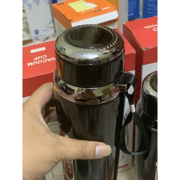 Rẻ vô địch - Bình giữ nhiệt inox xịn xò 1000ml có nắp lọc trà (Đ𝒊̀𝒏𝒉 𝑻𝒂̀𝒊 𝑮𝒊𝒂 𝑫𝒖̣𝒏𝒈)