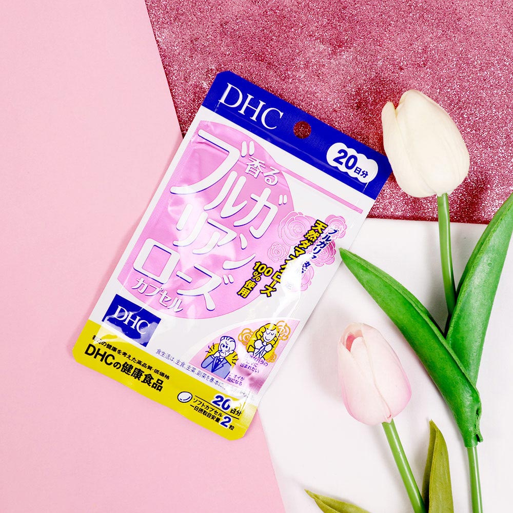 Viên Uống Hương Hoa Hồng DHC Bulgarian Rose Capsule 20 Ngày