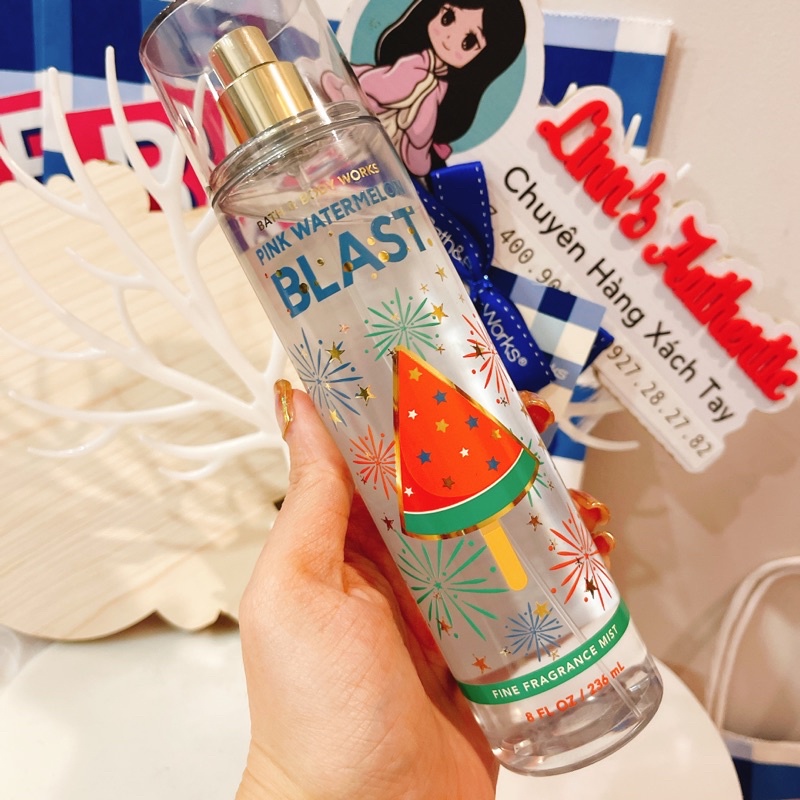 Fullsize GROOVY WATERMELON |DISCO DAYDREAM |RAINBOW WAVES| WATERMELON LEMONADE / PINK WATERMELON BLAST - Xịt Thơm US