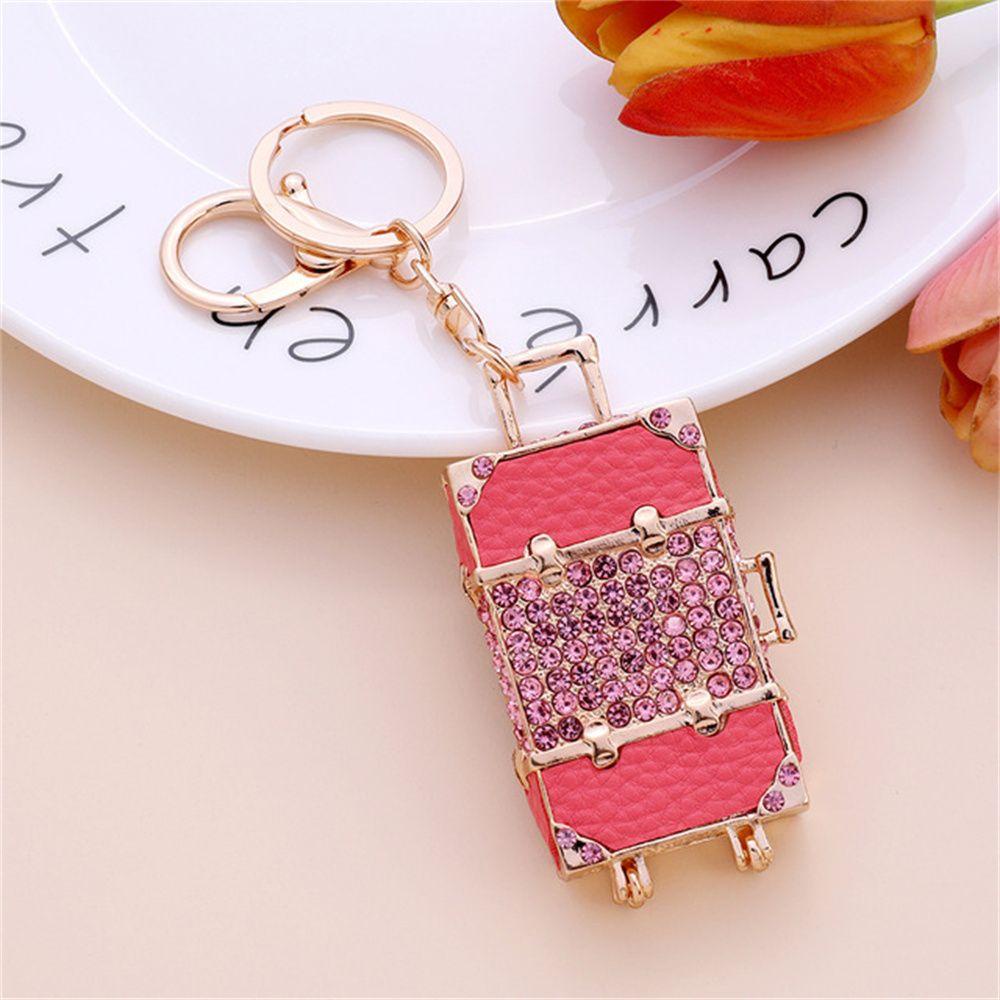 Móc Khóa Kim Loại Hình Vali Độc Đáo