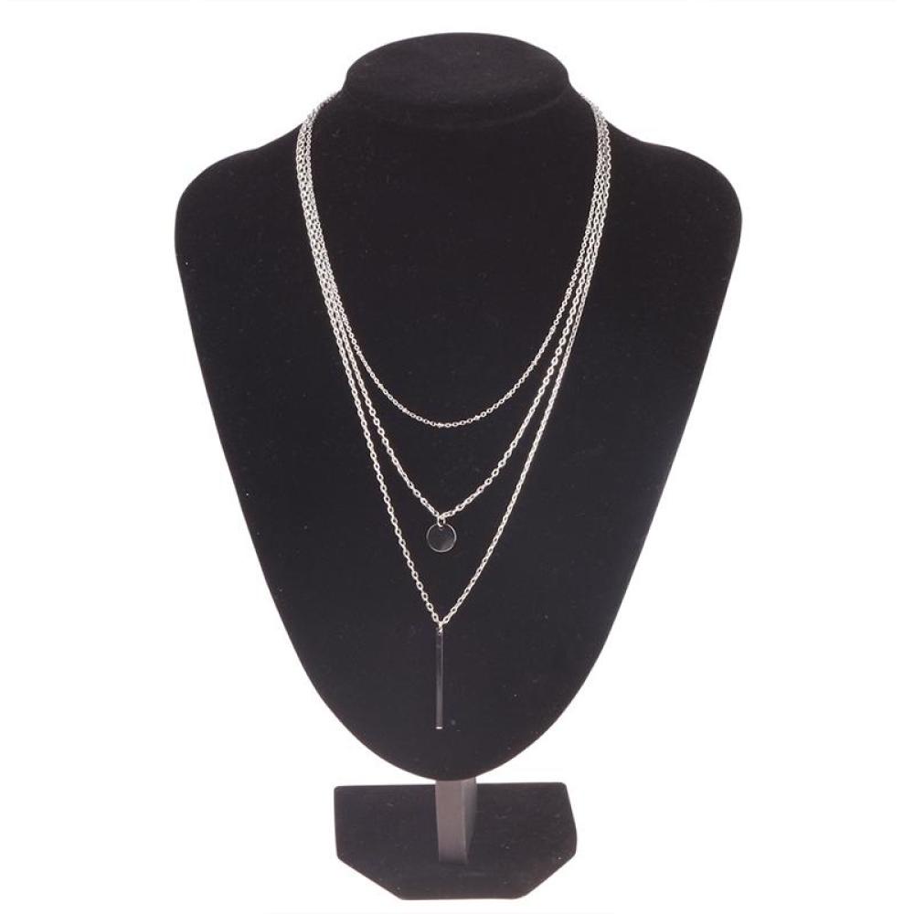 Vòng cổ 3 Lớp Đính Đồng Xu Và Tua Rua Phong Cách Retro Thời Trang Cho Nữ H8J9