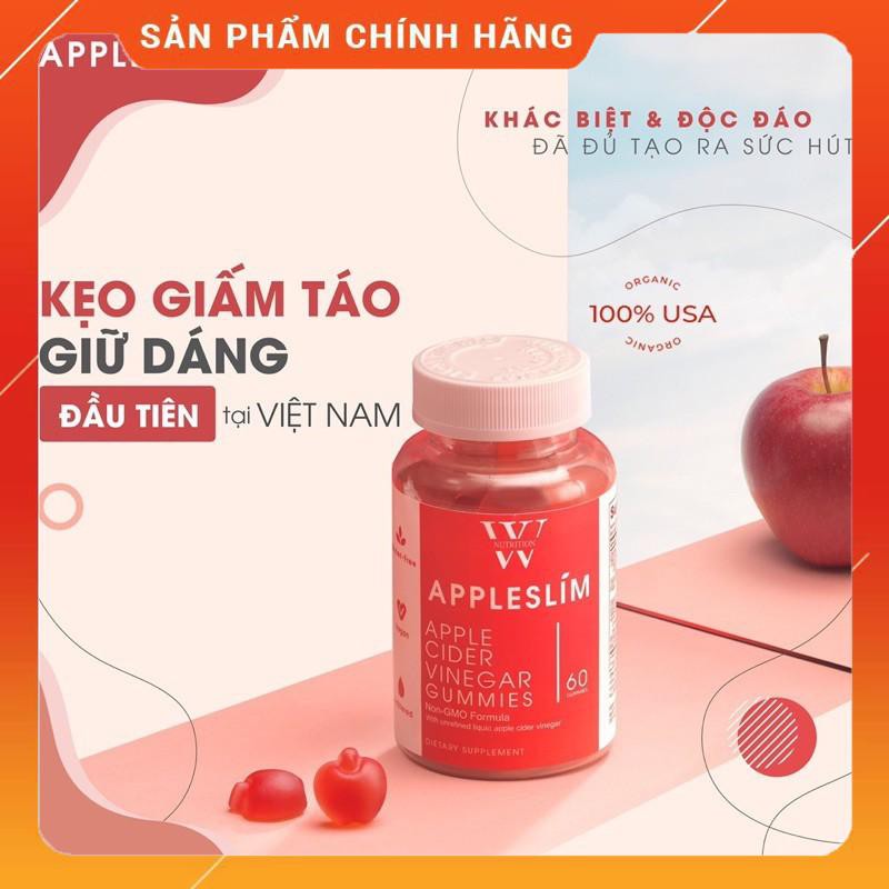 Kẹo giấm táo Appleslim hỗ trợ giữ dáng, đẹp da chính hãng | BigBuy360 - bigbuy360.vn