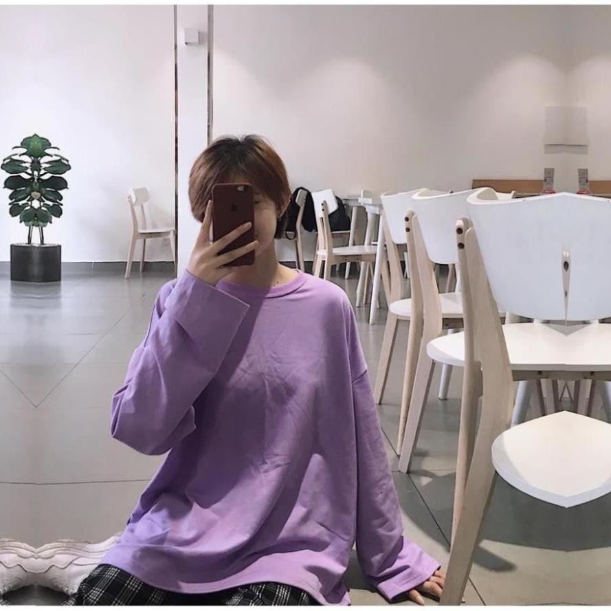 Áo Dài Tay TRƠN 4 Màu UNISEX