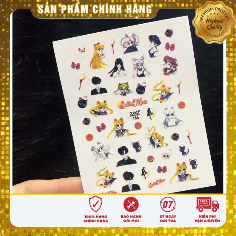 sticker trang trí móng đủ mẫu