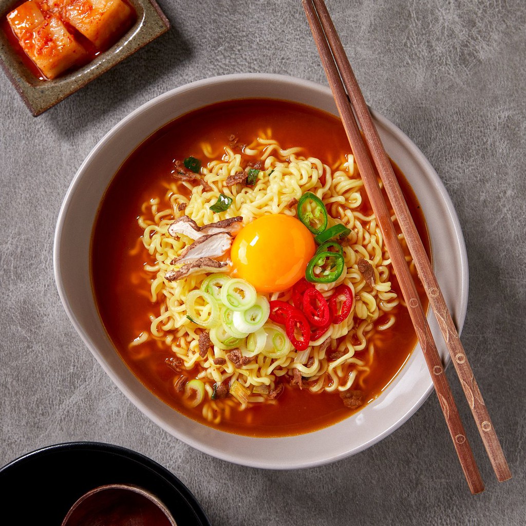 Thùng 20 gói mì Jin Ramen cay Ottogi 120g