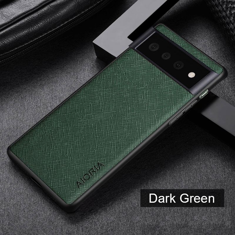 Ốp Điện Thoại TPU Phối Da Bảo Vệ Cạnh Chất Lượng Cao Cho Google Pixel 4 XL 4A 5 5A 6 6A 7 Pro