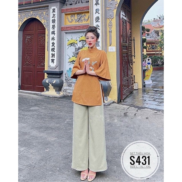 Bigsize đồ lam đi chùa bigsize 55kg-90kg😘😘
