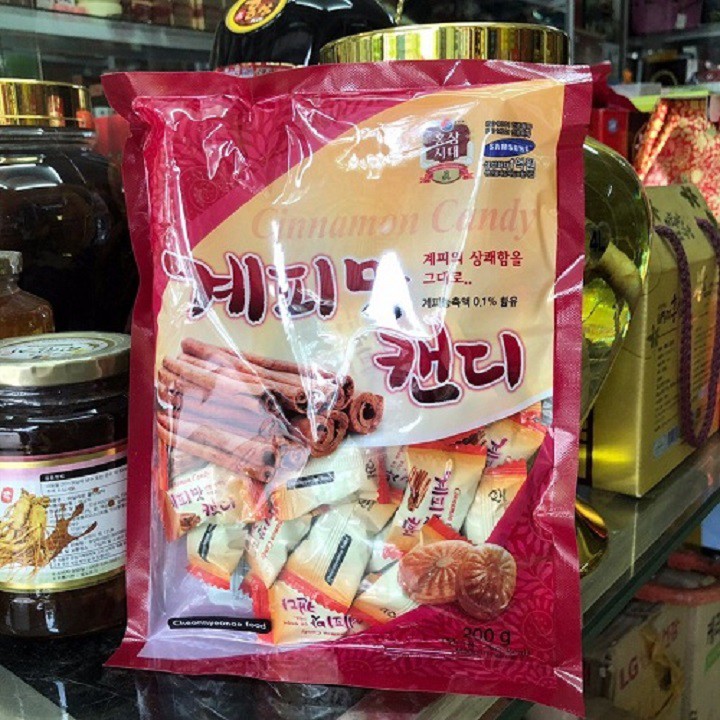 Kẹo Quế Cứng Hàn Quốc CHEONNYEONAE FOOD gói 200g